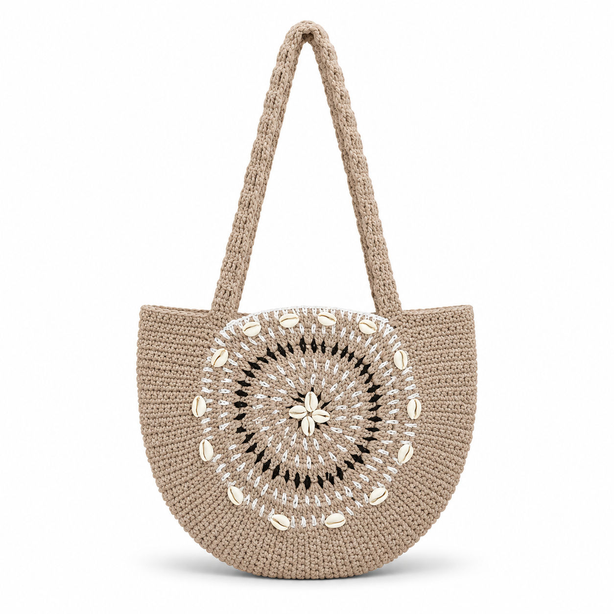 Jute Crochet Shoulder Bag